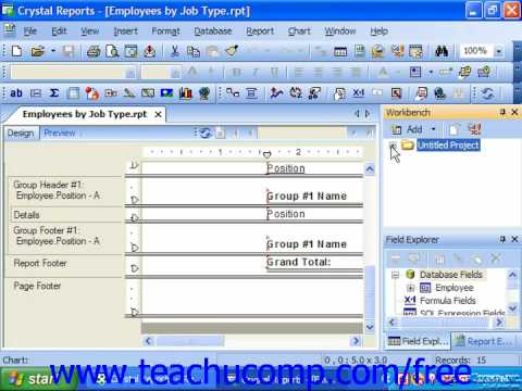 Crystal Reports Free Tutorial