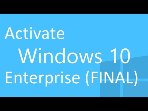 Activate Windows 10 Enterprise Edition