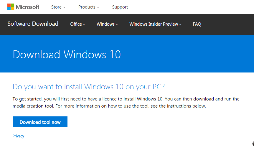 Free Windows 10 Installation Download